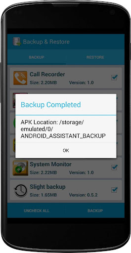 App Backup Restore