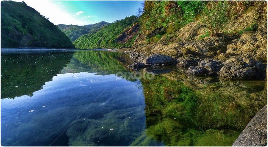 Reflections from the Abuan River by Paul Agraviador - Novices Only Landscapes
