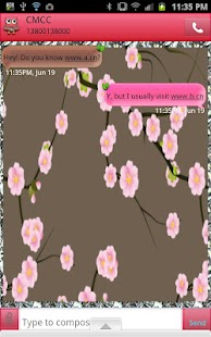 How to install GO SMS - Cherry Blossom Owl patch 1.1 apk for bluestacks