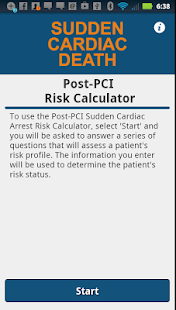 SCD Post-PCI Risk Calculator - náhled