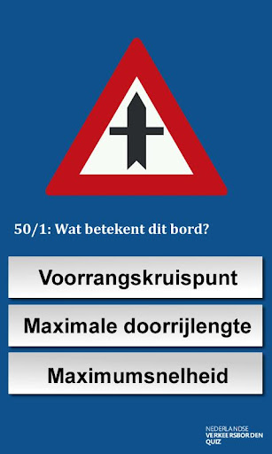 【免費教育App】NL Verkeersborden Quiz-APP點子