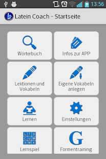 Android application Latein Coach screenshot