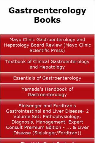 Gastroenterology Books