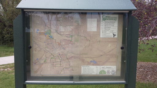 Greater Cheyenne Greenway Information Kiosk.