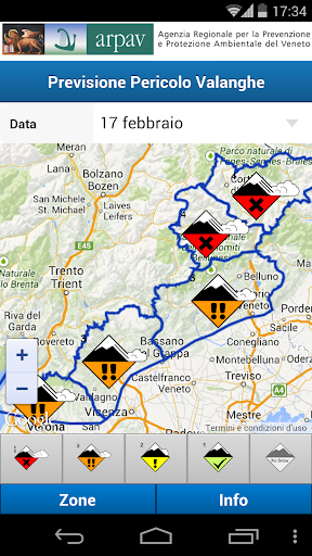 App ARPAV Neve e Valanghe