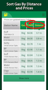 Simple Cheap Gas Prices Finder Screenshots 2