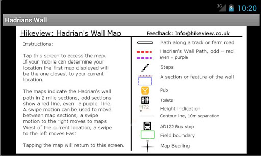 Hadrian's Wall Map