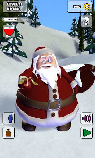 【免費娛樂App】Talking Santa Free-APP點子