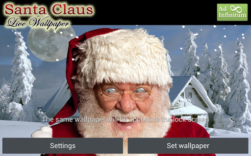 【免費個人化App】Santa Claus Live Wallpaper-APP點子