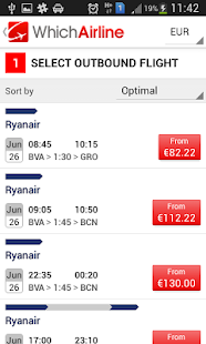 WhichAirline Flights Search Screenshots 1