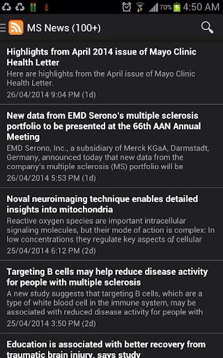 Multiple Sclerosis News