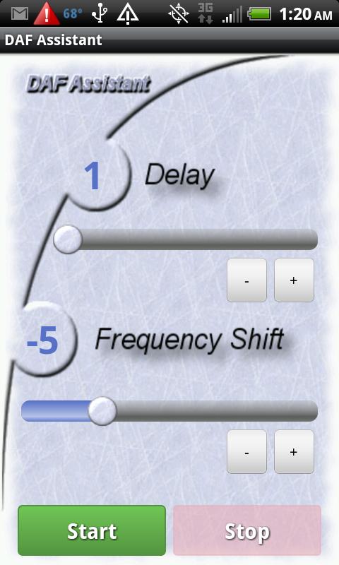 DAF Assistant Screen 1