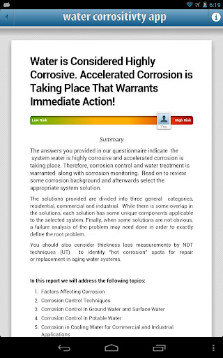 【免費工具App】Water Corrosion Analyzer-APP點子