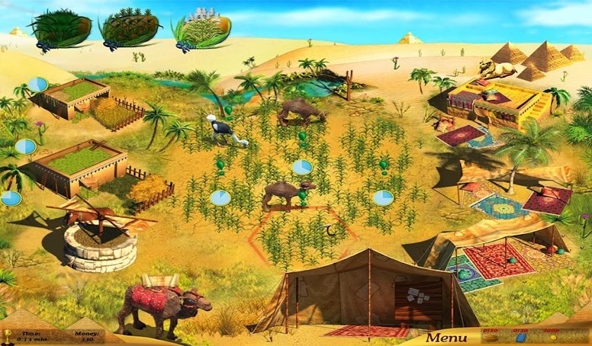 Farm Girl at the Nile Screen 2