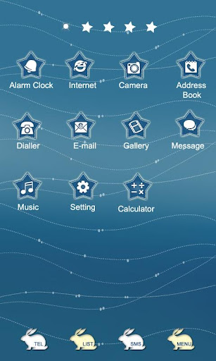 【免費娛樂App】CUKI Themes Blue Night Sky-APP點子