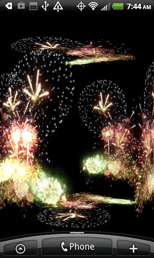 3D Fireworks Live Wallpaper