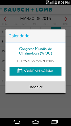 【免費健康App】Bausch+Lomb Congress Agenda-APP點子