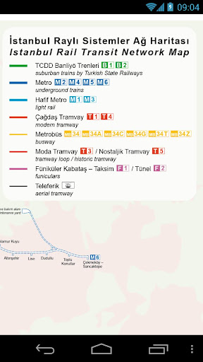 伊斯坦布爾地鐵和有軌電車地圖