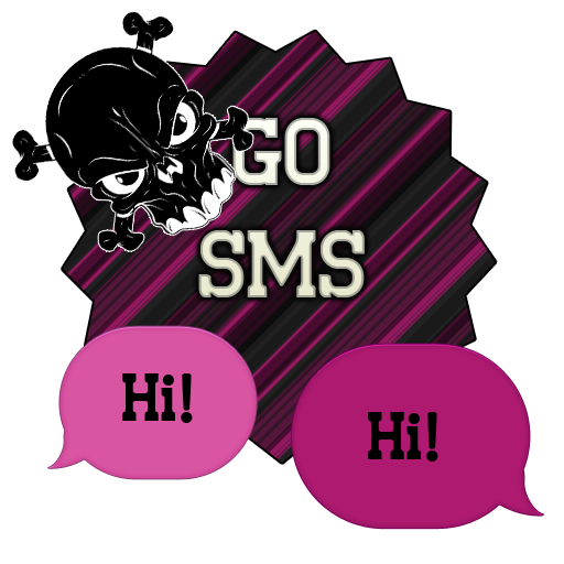 GO SMS - Luv Skulls 7 個人化 App LOGO-APP開箱王
