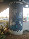 Sports Murals Badminton
