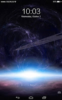 Galaxy Space Lock Screen APK צילום מסך #11