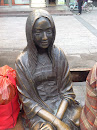 Bronze Statue Girl
