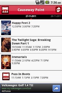 Cinema ShowTimes - SG Screenshots 3