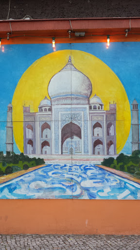 Taj Mahal Wall Painting