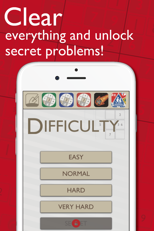Sudoku Red! Screen 3