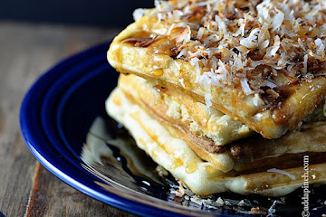 Coconut Lime Waffles Recipe