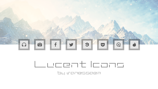 【免費個人化App】Lucent Icons - Icon Pack-APP點子