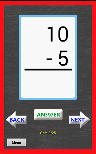 【免費教育App】Math Subtraction Flash Cards-APP點子