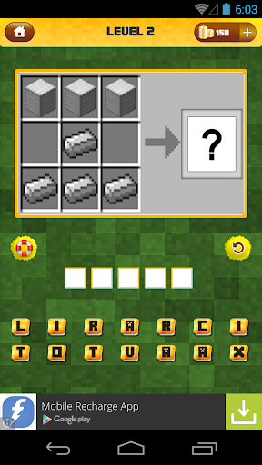 【免費益智App】Guess The Recipe For Minecraft-APP點子