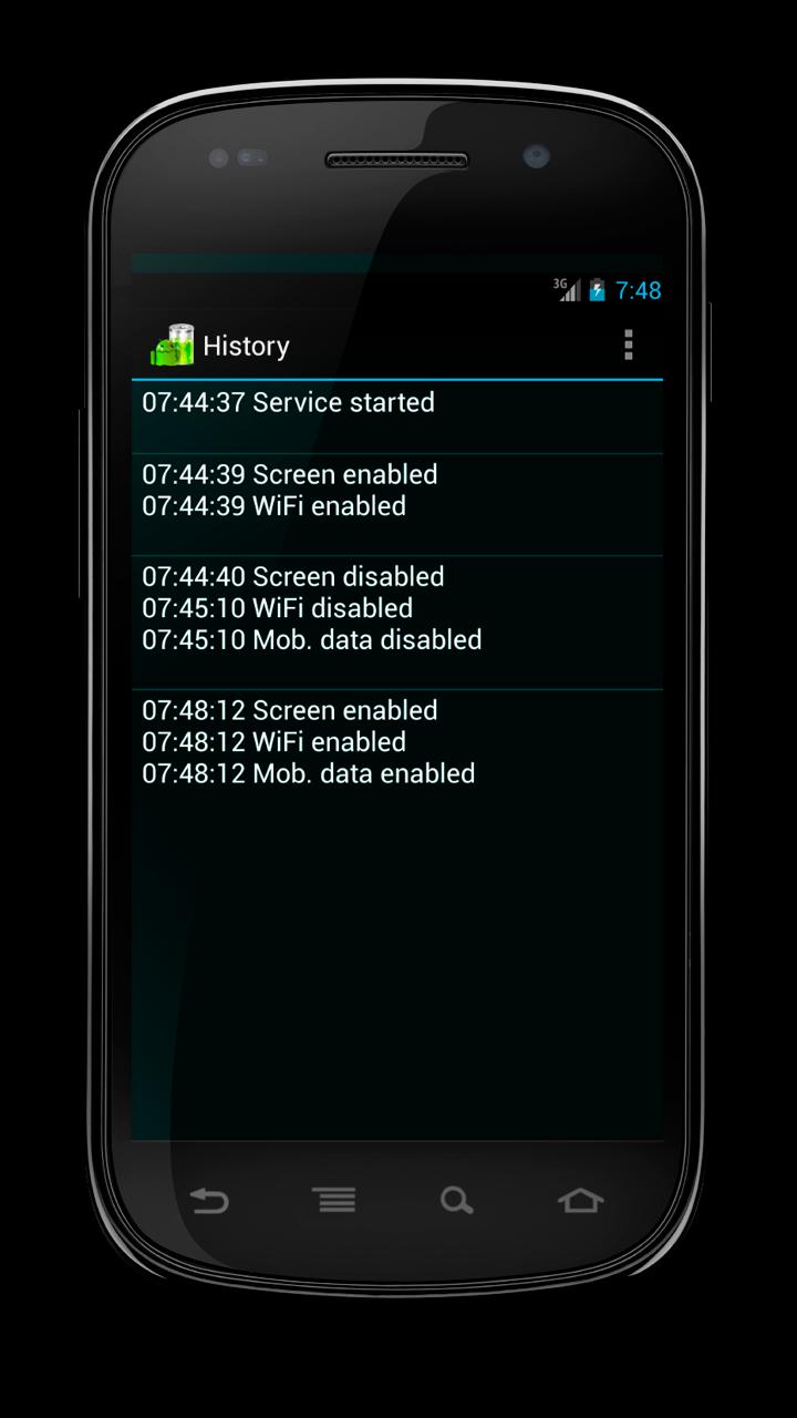 Battery Saver (1.5 to 4 days) Screen 3