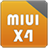 MIUI X4 Go/Apex/ADW Theme FREE mobile app icon