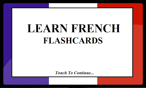 French English Flashcards 2015