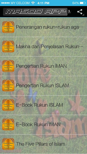 Makna Rukun Iman Islam