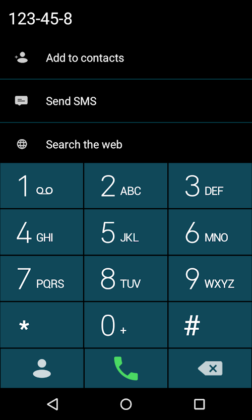 Android application Strict S5 Black for Dialer screenshort