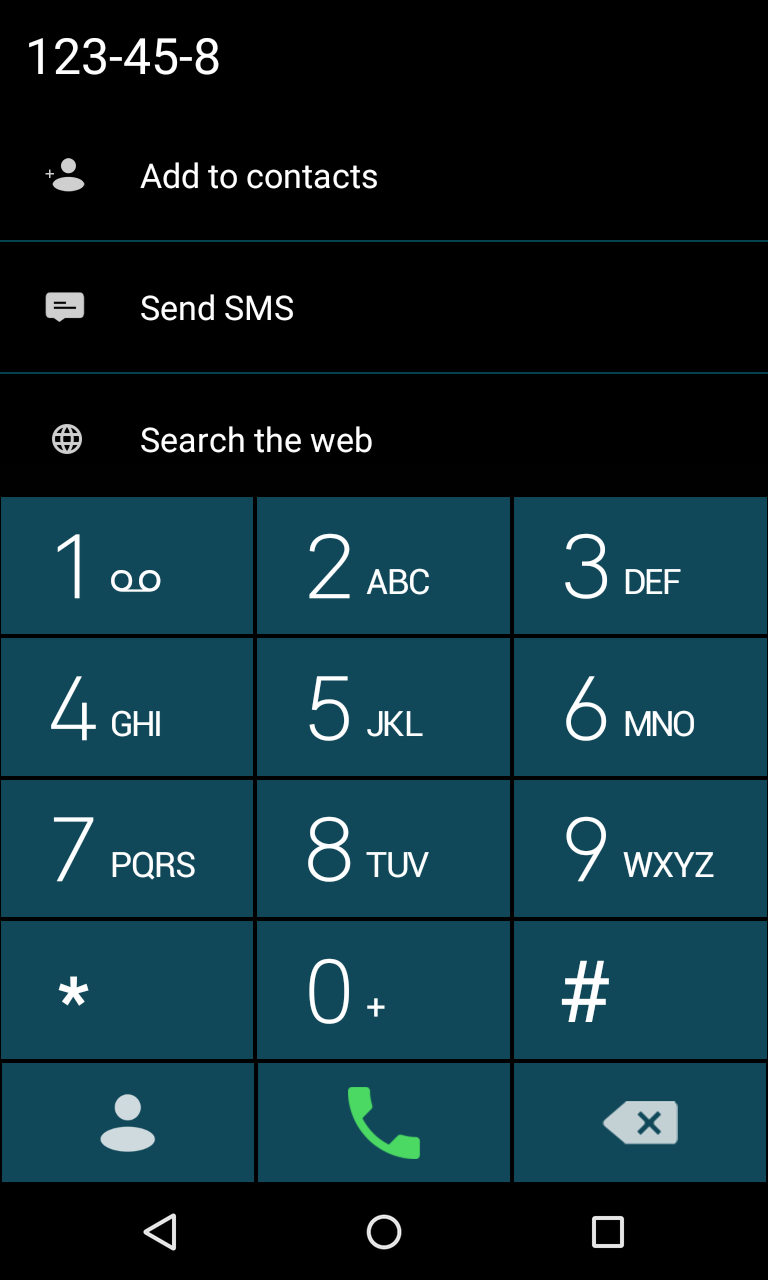 Strict S5 Black for Dialer Screen 1