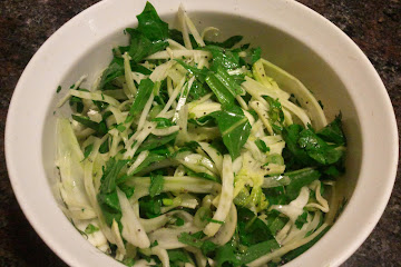 Spring Fennel &amp;amp; Dandelion Green Slaw