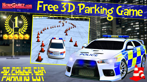 3D Police Car Parking Lot