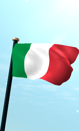 意大利旗3D动态壁纸