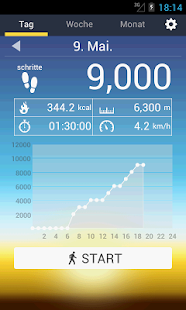  Schrittzähler – Miniaturansicht des Screenshots  