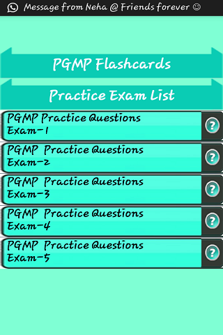 PGMP FlashCards Free