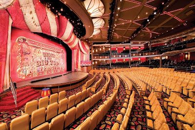 Entertainment at the Alhambra Theater, on Independence of the Seas, includes Vegas-style reviews, contemporary musical productions and aerial acrobats.