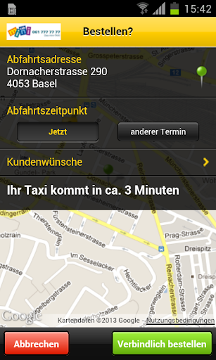 【免費旅遊App】Taxi mini-cab Basel-APP點子