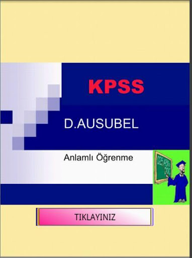 KPSS EĞİTİM BİLİMLERİ ÖĞRENME