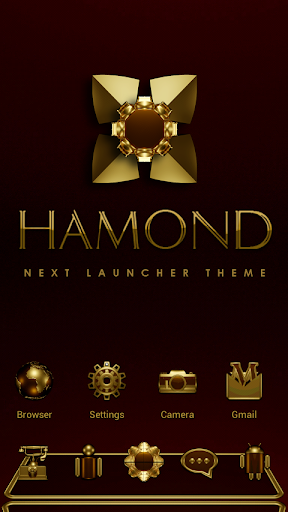 Next Launcher Theme HAMOND