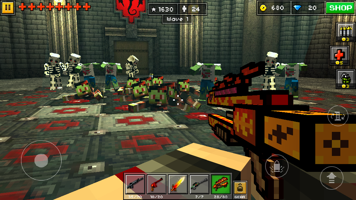 Download Pixel Gun 3D PE v9.0.8 Apk Mod [Pocket Edition 