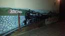 Eisenbahn-Graffiti 